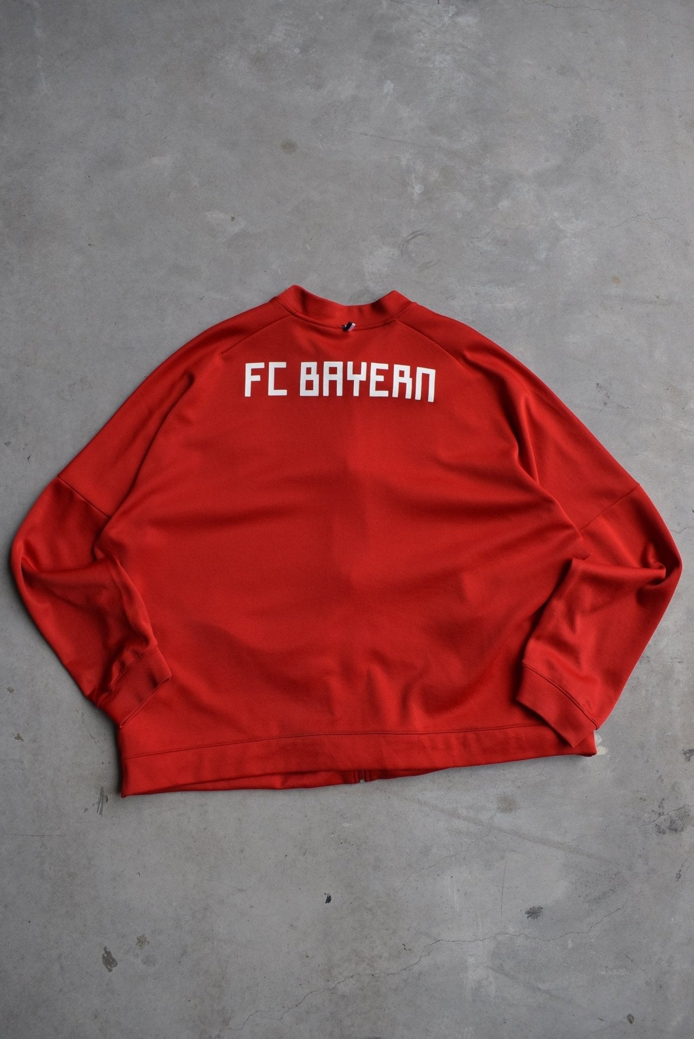 Adidas x Bayern Munchen FC Red Embroidered Jacket — 2000s (3XL) - Retrospective Store