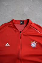 Adidas x Bayern Munchen FC Red Embroidered Jacket — 2000s (3XL) - Retrospective Store