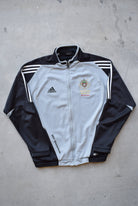 Adidas x Detmolder Pilsener Black & Grey Embroidered Logo Jacket — 2000s (L) - Retrospective Store
