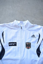 Adidas x Germany National Football Team White Embroidered Jacket — 2000s (L) - Retrospective Store