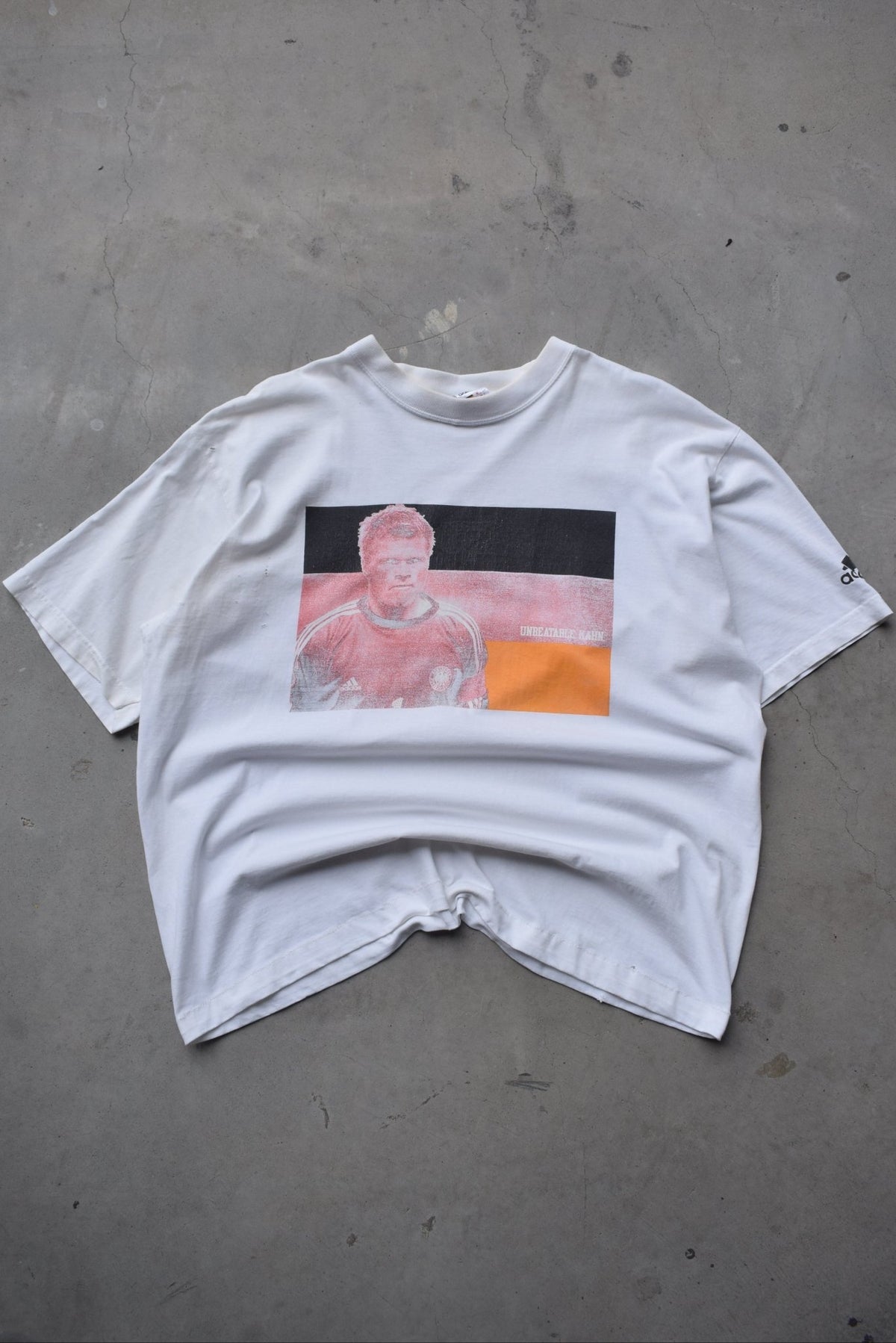 Adidas x Germany National Football Team White Graphic Tee — 1990s (L) - Retrospective Store