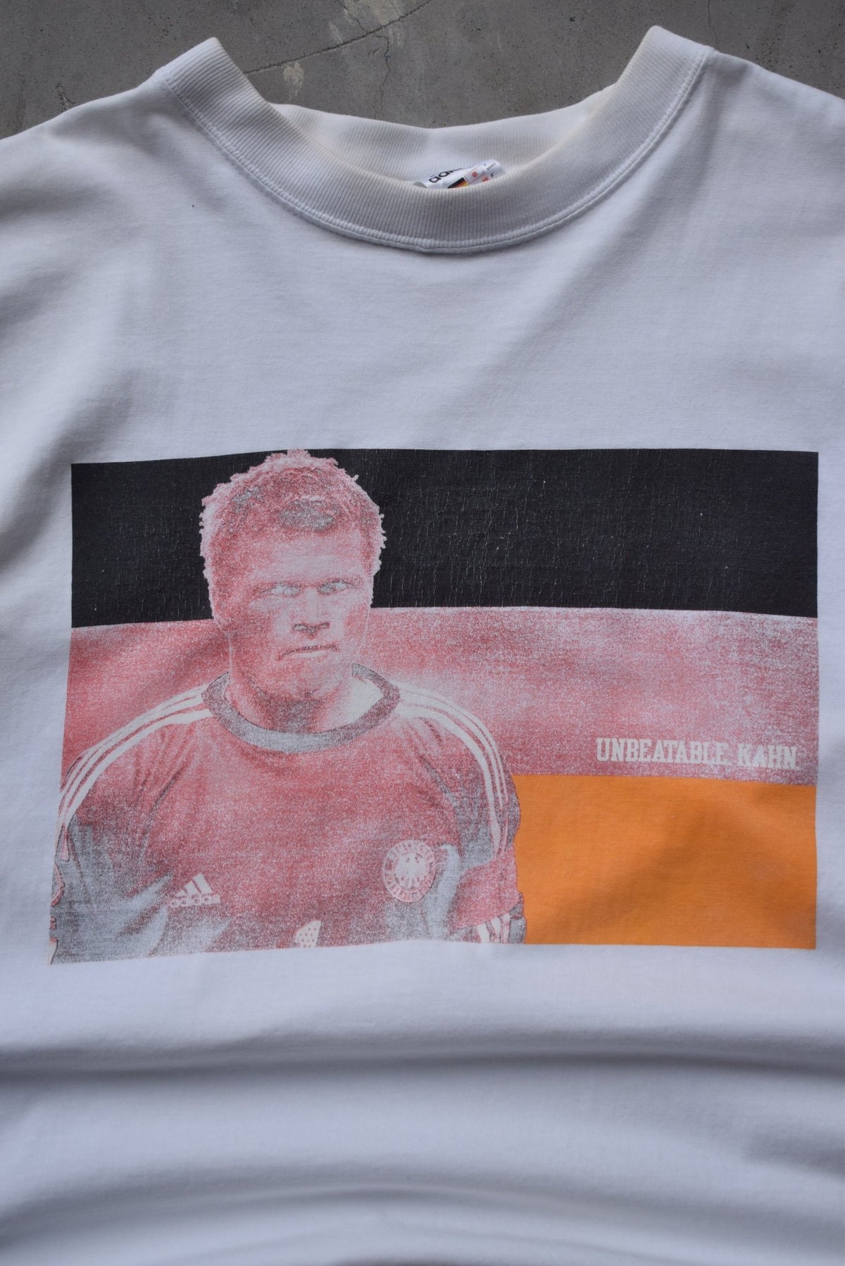 Adidas x Germany National Football Team White Graphic Tee — 1990s (L) - Retrospective Store