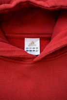 Adidas x MLB St. Louis Cardinals Red Embroidered Spellout Hoodie — 2000s (XXL) - Retrospective Store