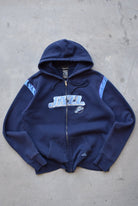 Adidas x NBA Utah Jazz Navy Embroidered Hoodie — 2000s (S) - Retrospective Store