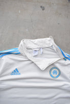 Adidas x Olympique De Marseille White Sweater — 2000s (XXL) - Retrospective Store
