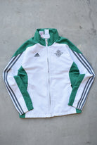 Adidas x Real Betis FC White & Green Embroidered Jacket — 2000s (XS) - Retrospective Store