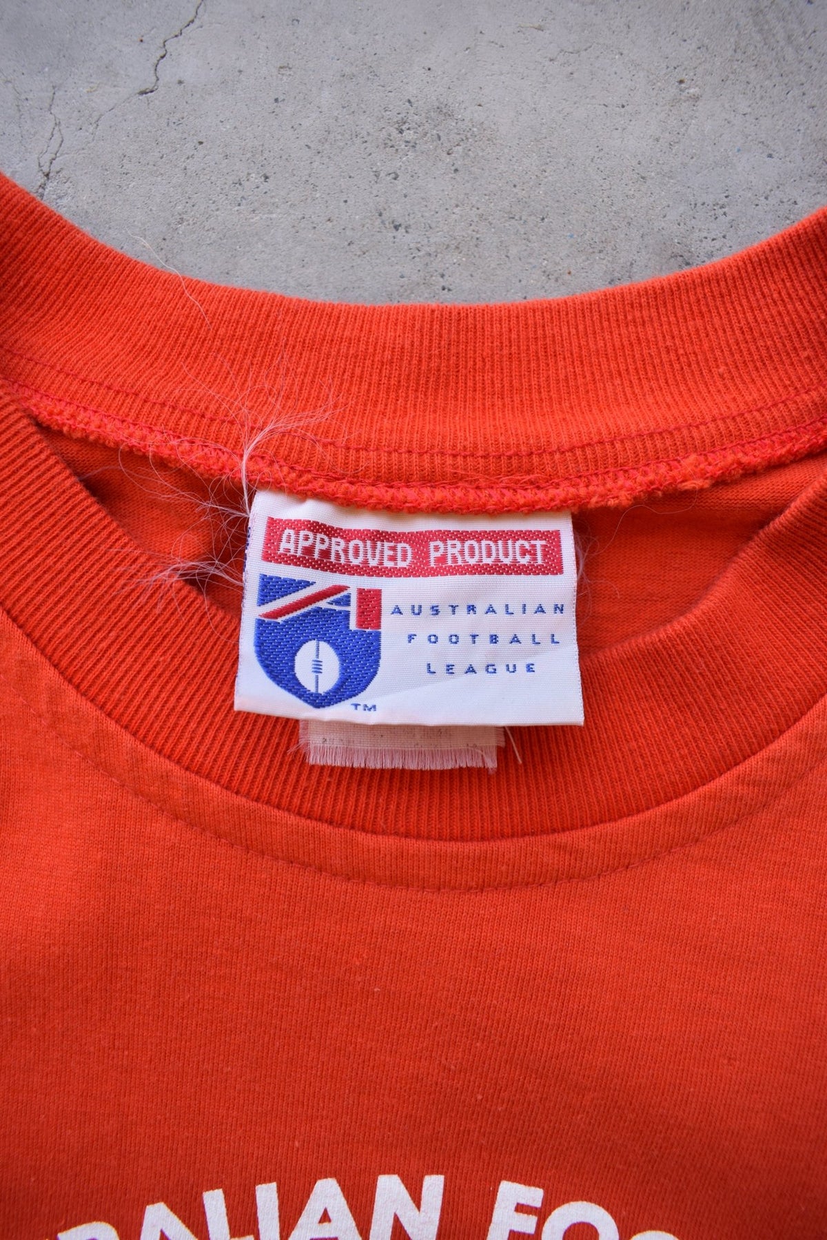 AFL Sydney Swans Red Graphic Tee — 1990s (S) - Retrospective Store
