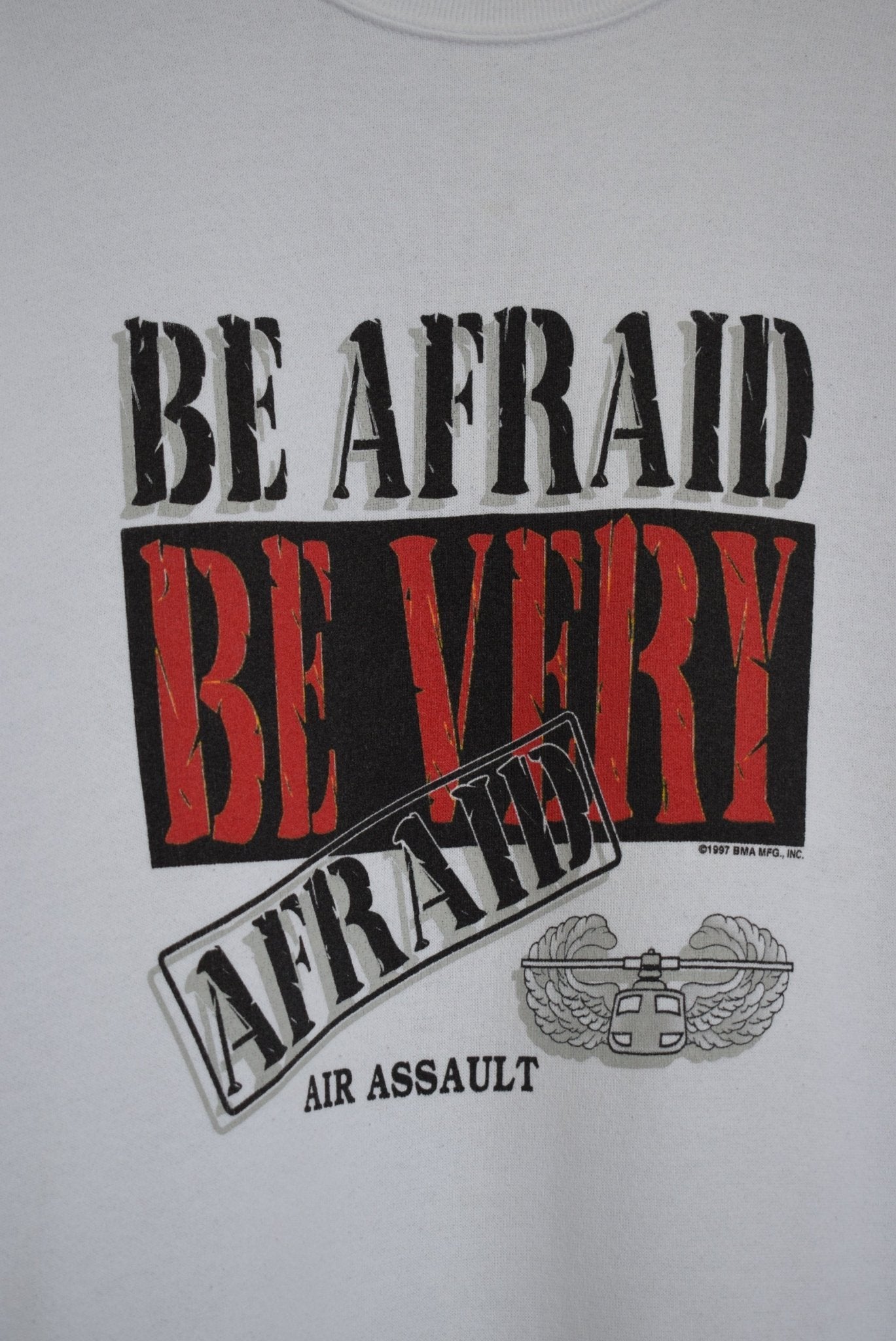Air Assault Military Graphic Crewneck — 1997 (L) - Retrospective Store