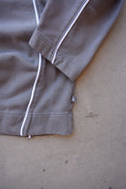 Air Jordan Grey Embroidered Logo Hoodie — 2000s (XL/XXL) - Retrospective Store