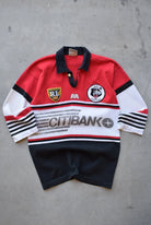 ARL North Sydney Bears Red & Black Embroidered Jersey — 1995 (S) - Retrospective Store