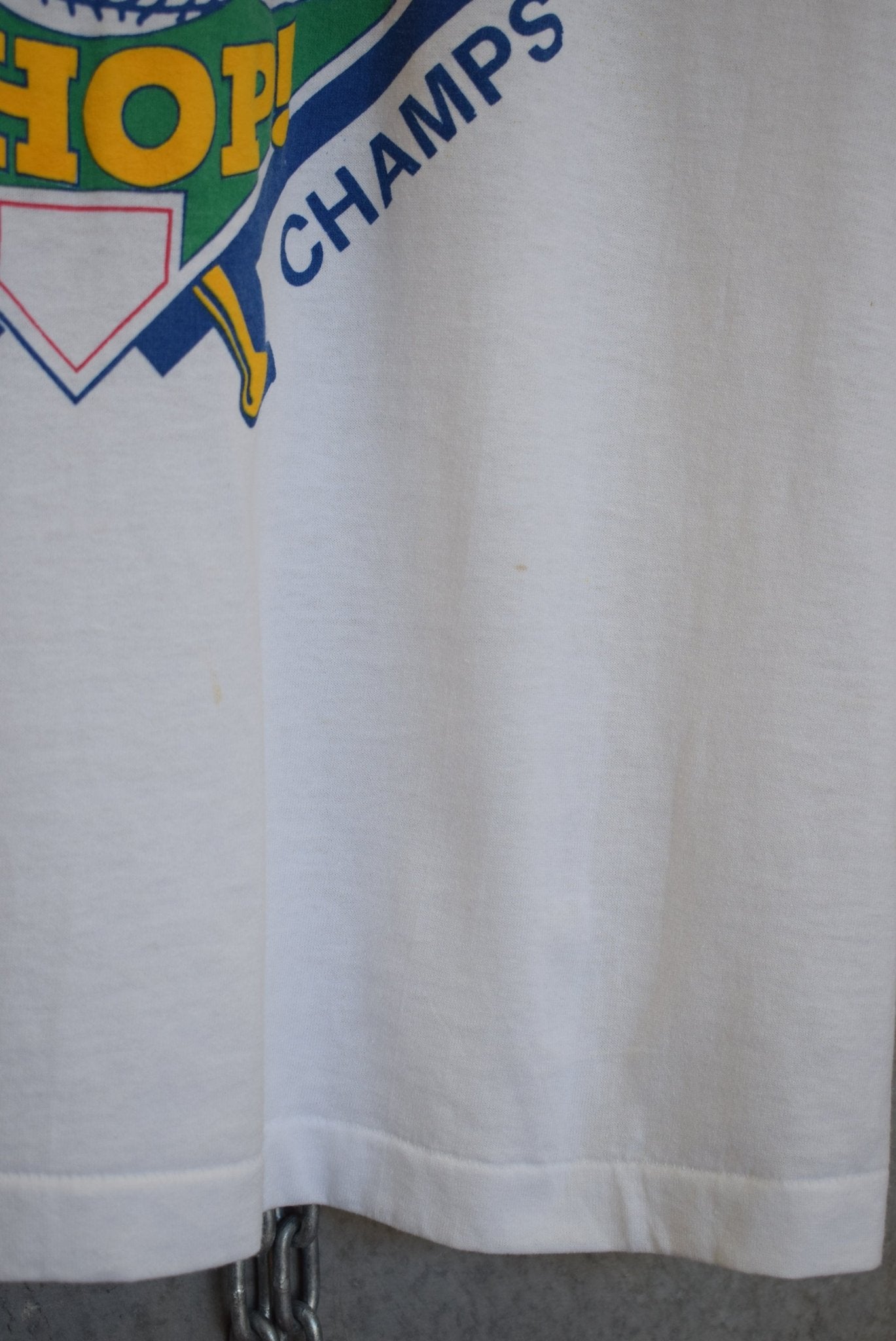 Atlanta Tomahawks Baseball Champions Tee — 1991 (XL) - Retrospective Store