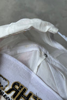 BEHR White Embroidered Hat — 1990s - Retrospective Store