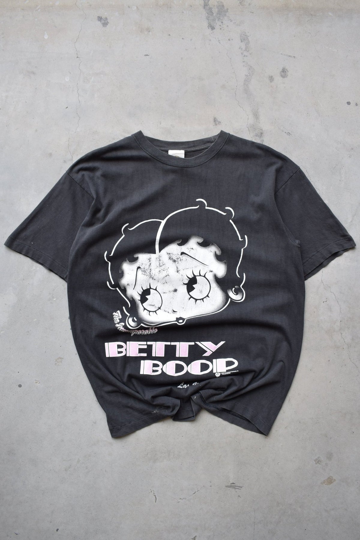 Betty Boop Black Graphic Tee — 1997 (L) - Retrospective Store