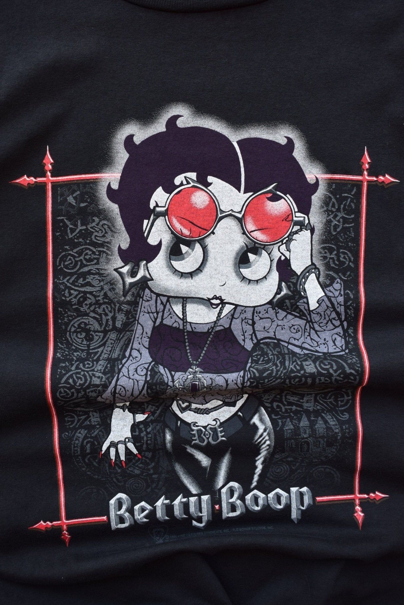 Betty Boop Black Graphic Tee — 1998 (M) - Retrospective Store