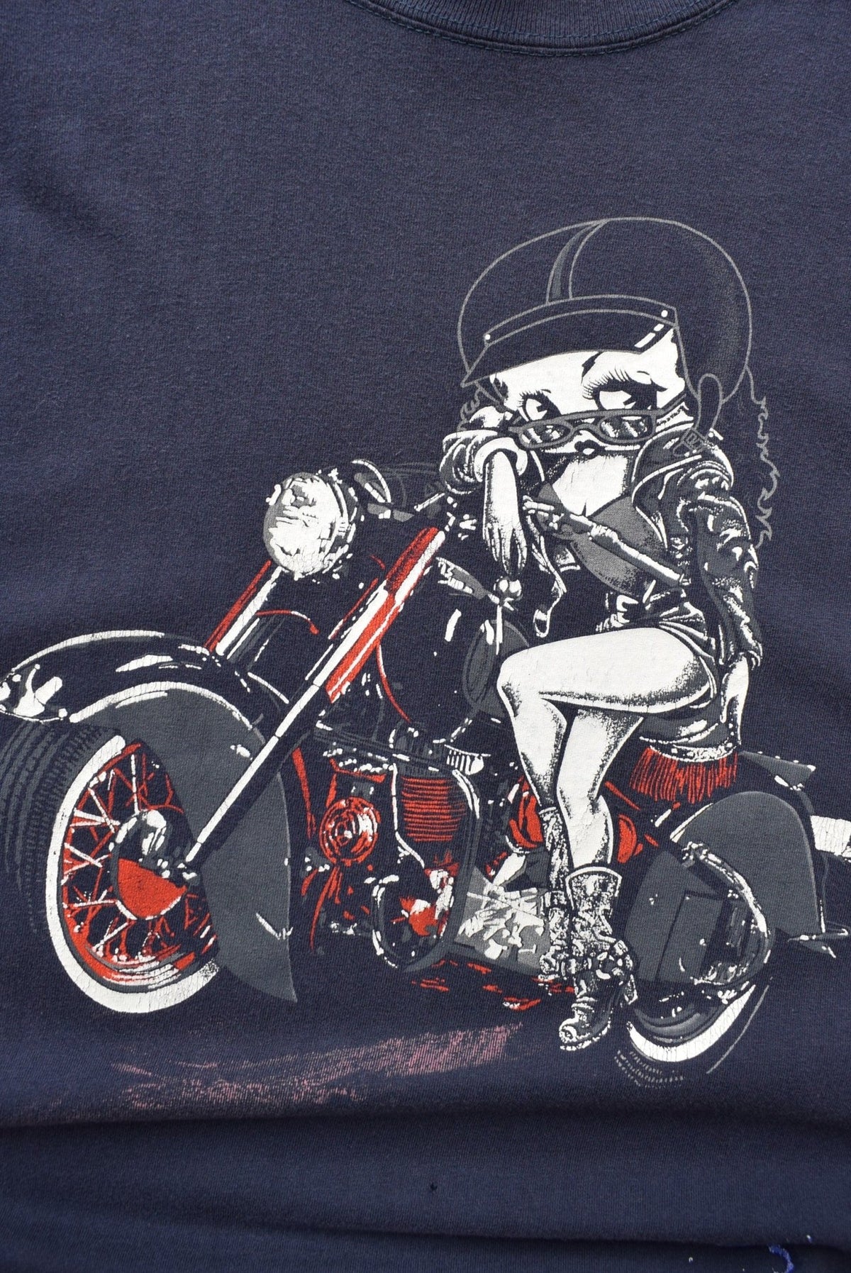 Betty Boop Navy Graphic Tee — 2000s (XL) - Retrospective Store