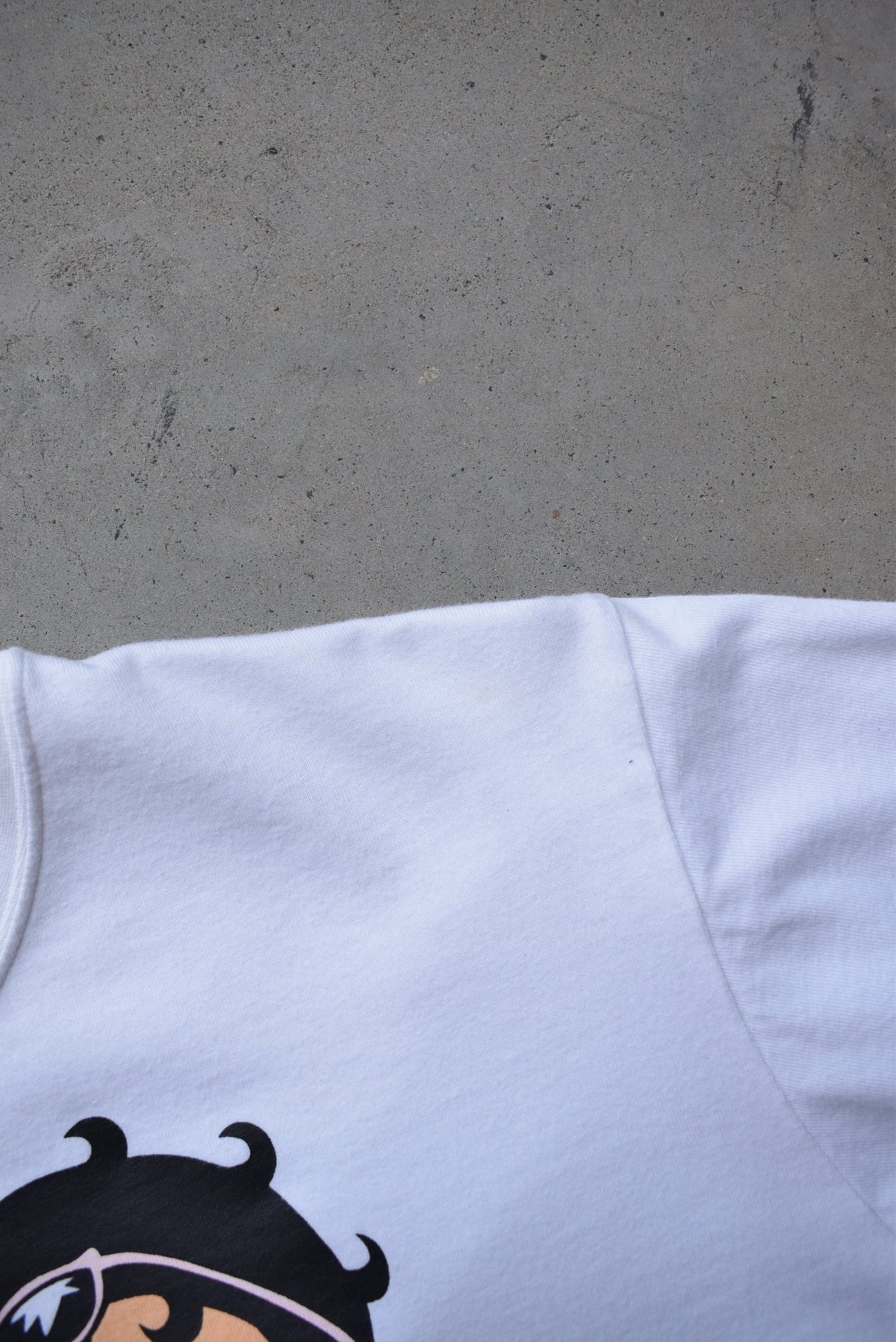 Betty Boop White Graphic Tee — 1990s (M) - Retrospective Store