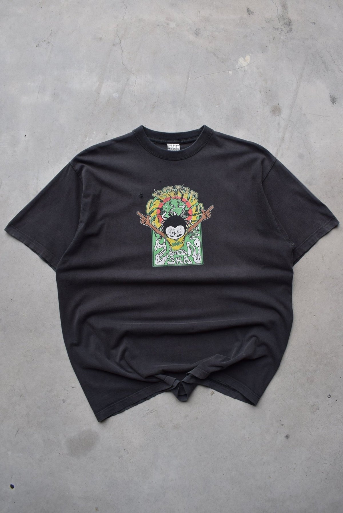 Big Bang Squad Black Graphic Tee — 1990s (XL) - Retrospective Store