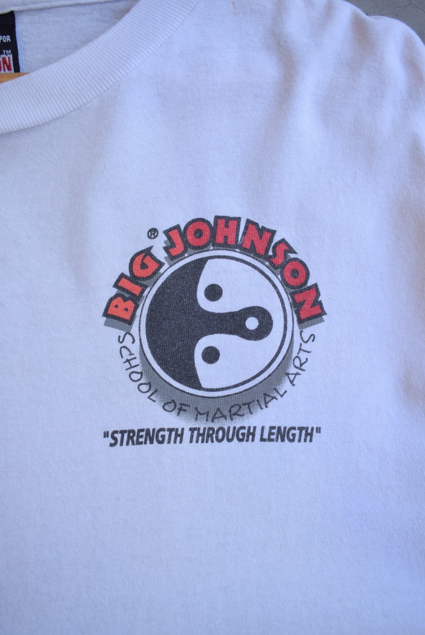 Big Johnson 'School of Martial Arts' Graphic Tee — 1995 (XL/XXL) - Retrospective Store