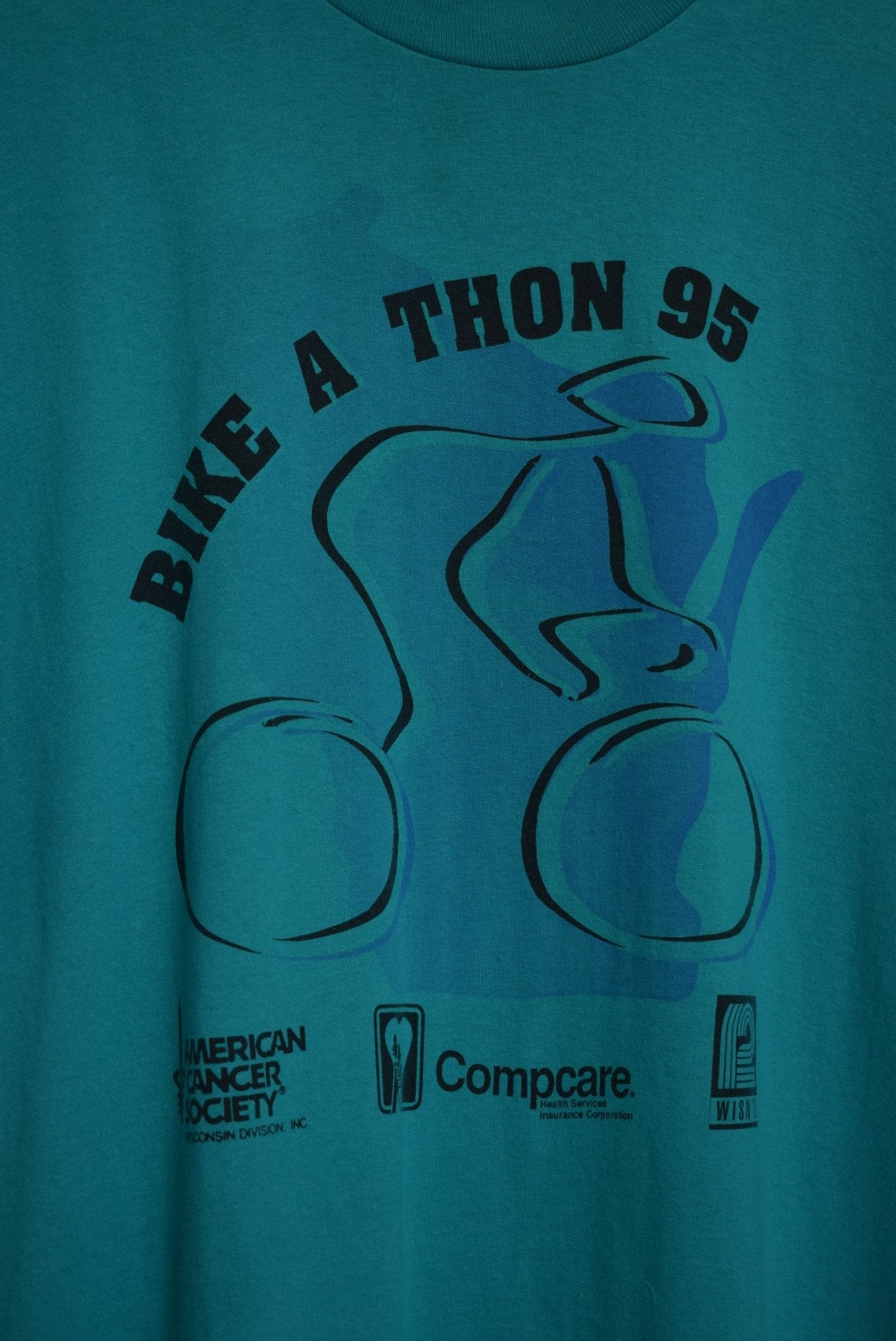 Bike - A - Thon Charity Event Graphic Tee — 1995 (L) - Retrospective Store