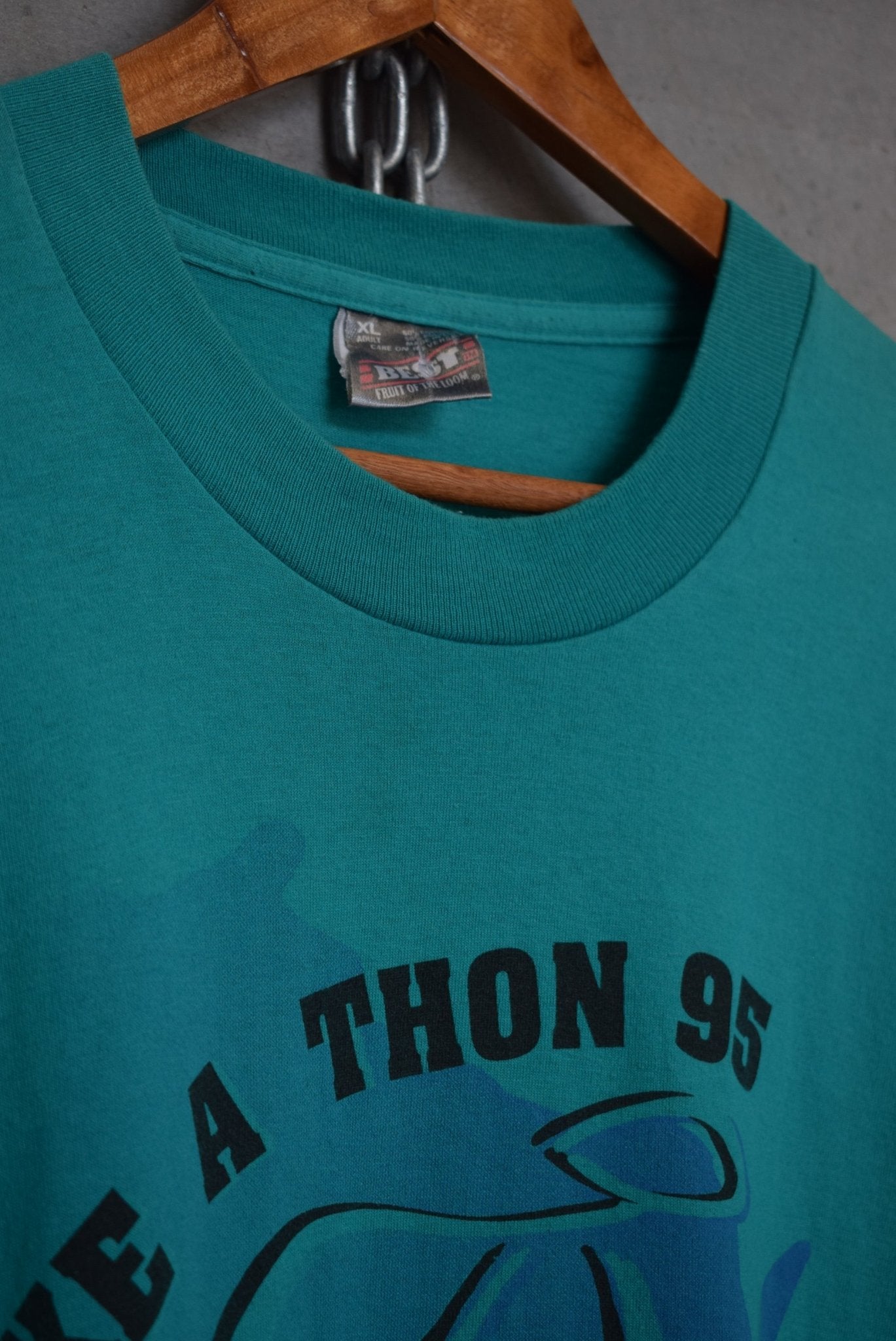 Bike - A - Thon Charity Event Graphic Tee — 1995 (L) - Retrospective Store