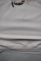 Billabong Cream Embroidered Spellout Crewneck — 1990s (L) - Retrospective Store