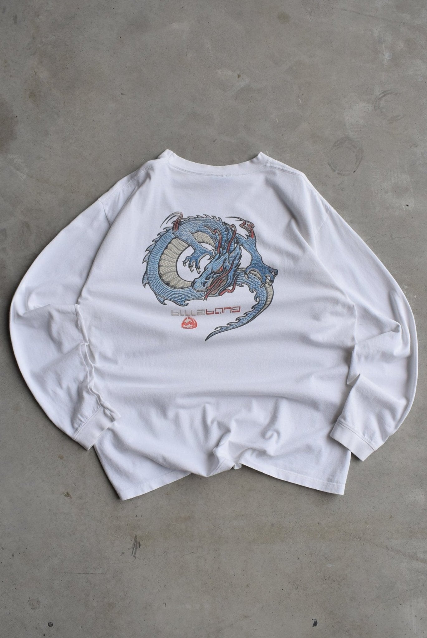 Billabong Graphic Long Sleeve Tee — 2000s (M) - Retrospective Store