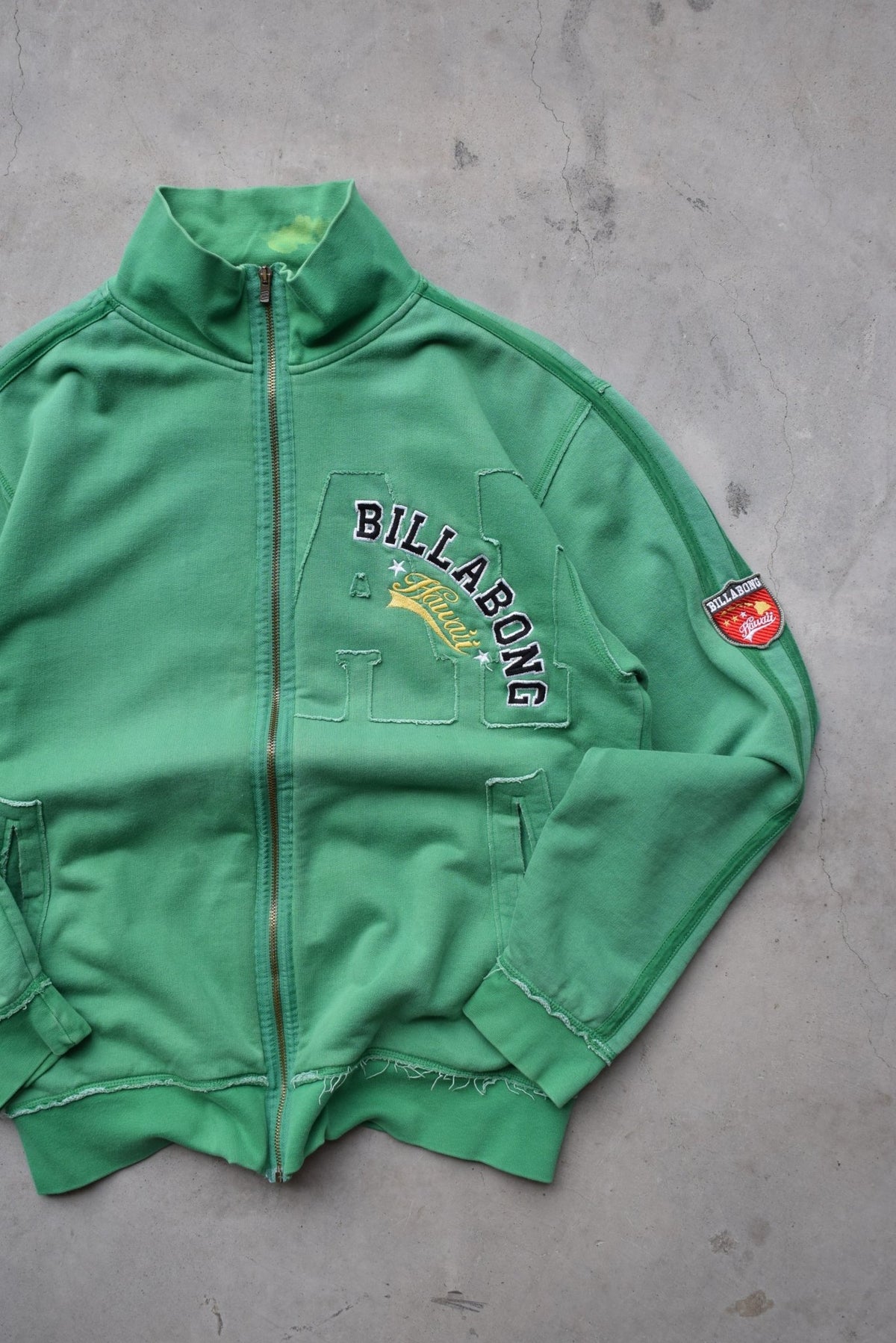 Billabong Green Embroidered Jacket — 2000s (L) - Retrospective Store