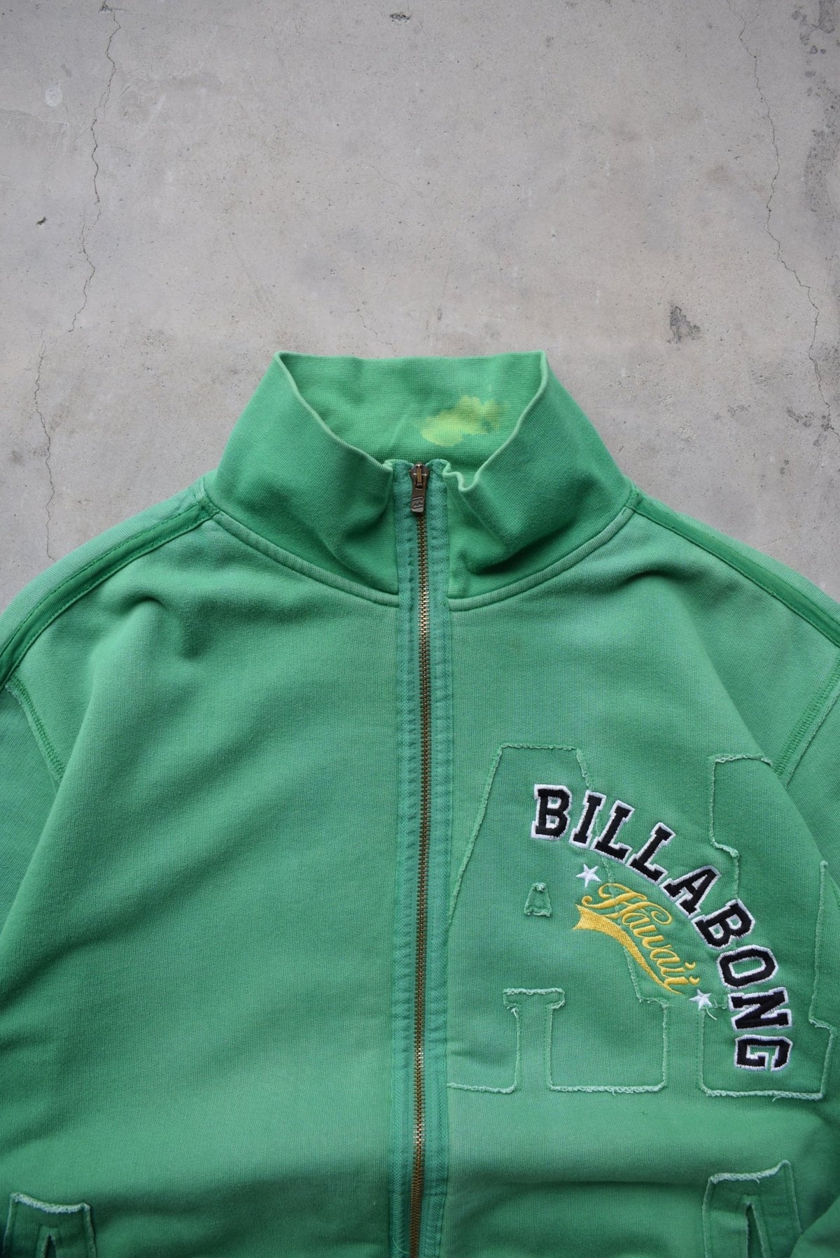Billabong Green Embroidered Jacket — 2000s (L) - Retrospective Store