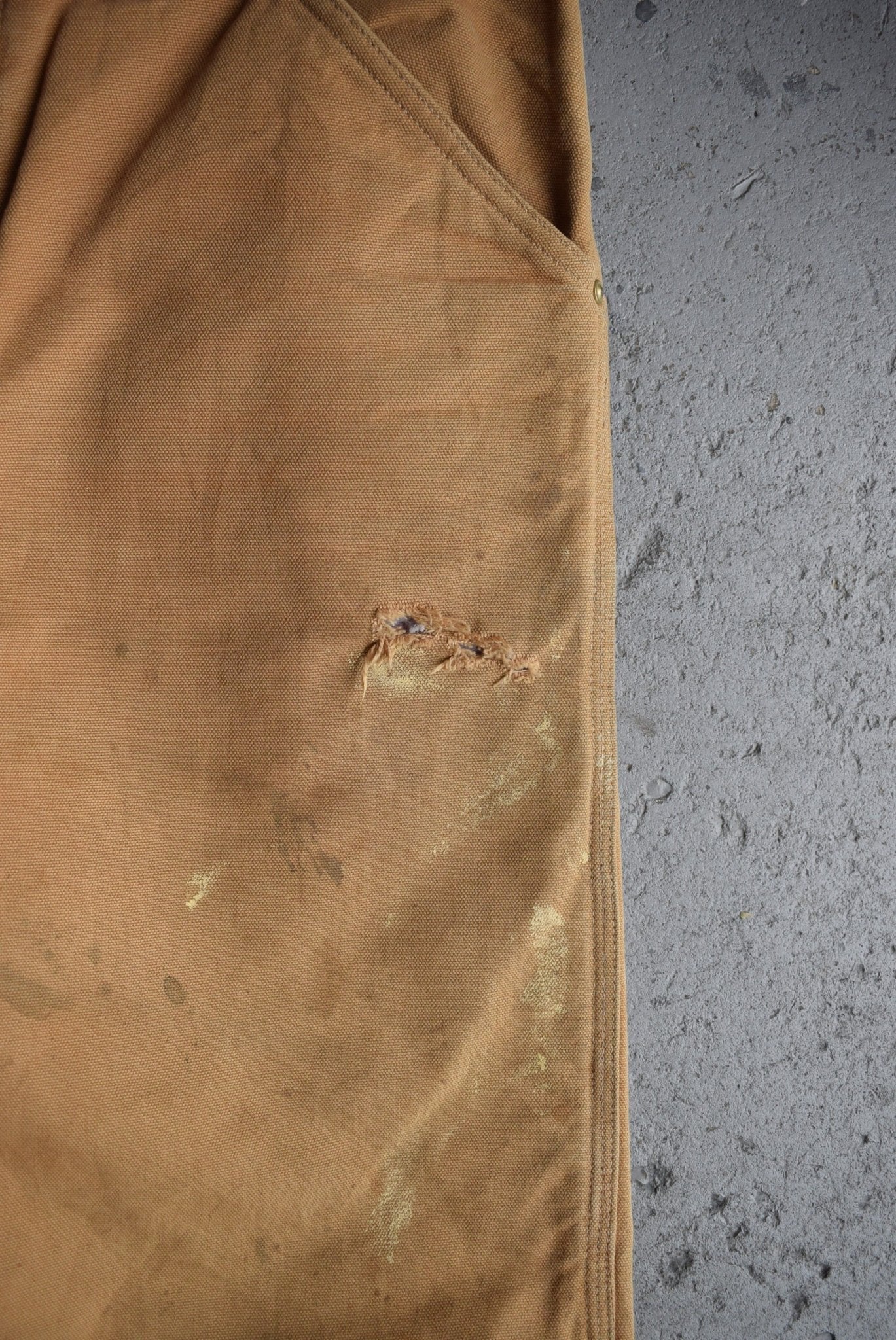 *Blanket - lined* Vintage Carhartt Carpenter Pants (34) - Retrospective Store