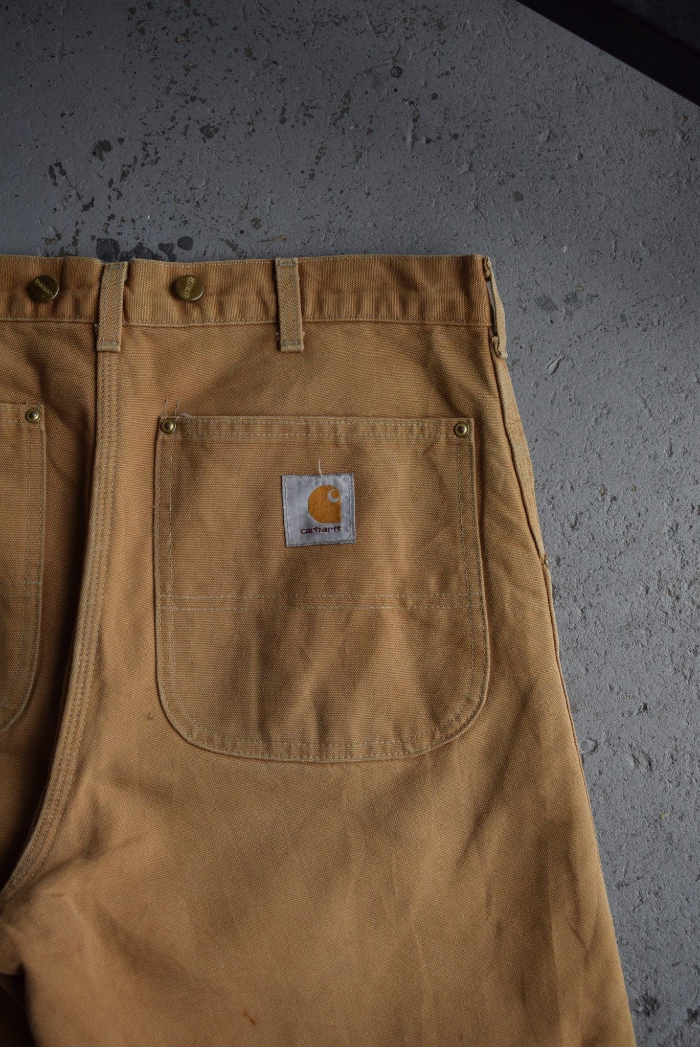 *Blanket - lined* Vintage Carhartt Carpenter Pants (34) - Retrospective Store
