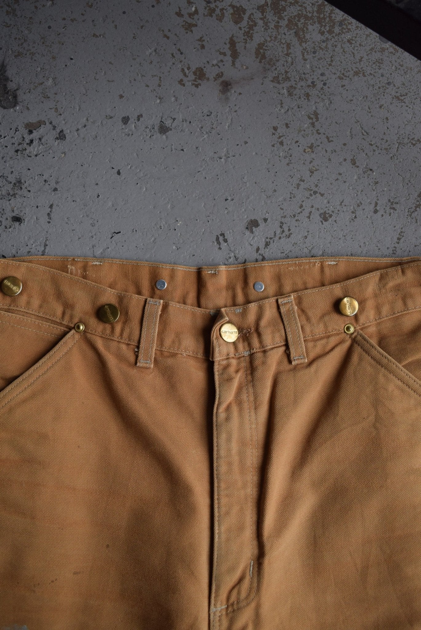 *Blanket - lined* Vintage Carhartt Carpenter Pants (34) - Retrospective Store
