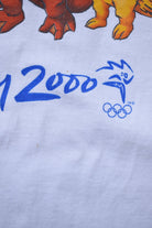 Bonds x Sydney Olympics White Graphic Tee — 2000 (S/M) - Retrospective Store