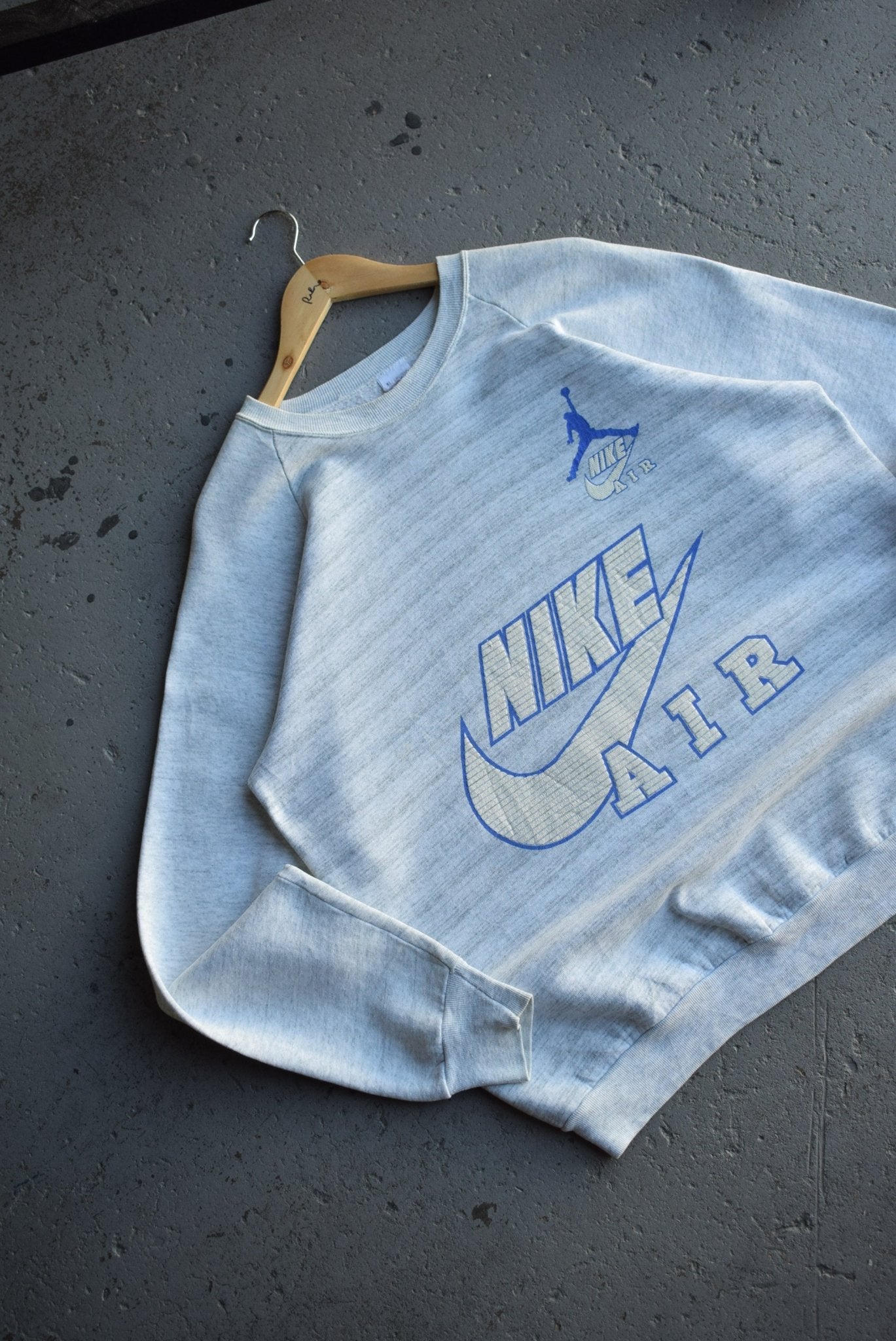 *Boot* Vintage 90s Nike Air Spellout Crewneck (L) - Retrospective Store