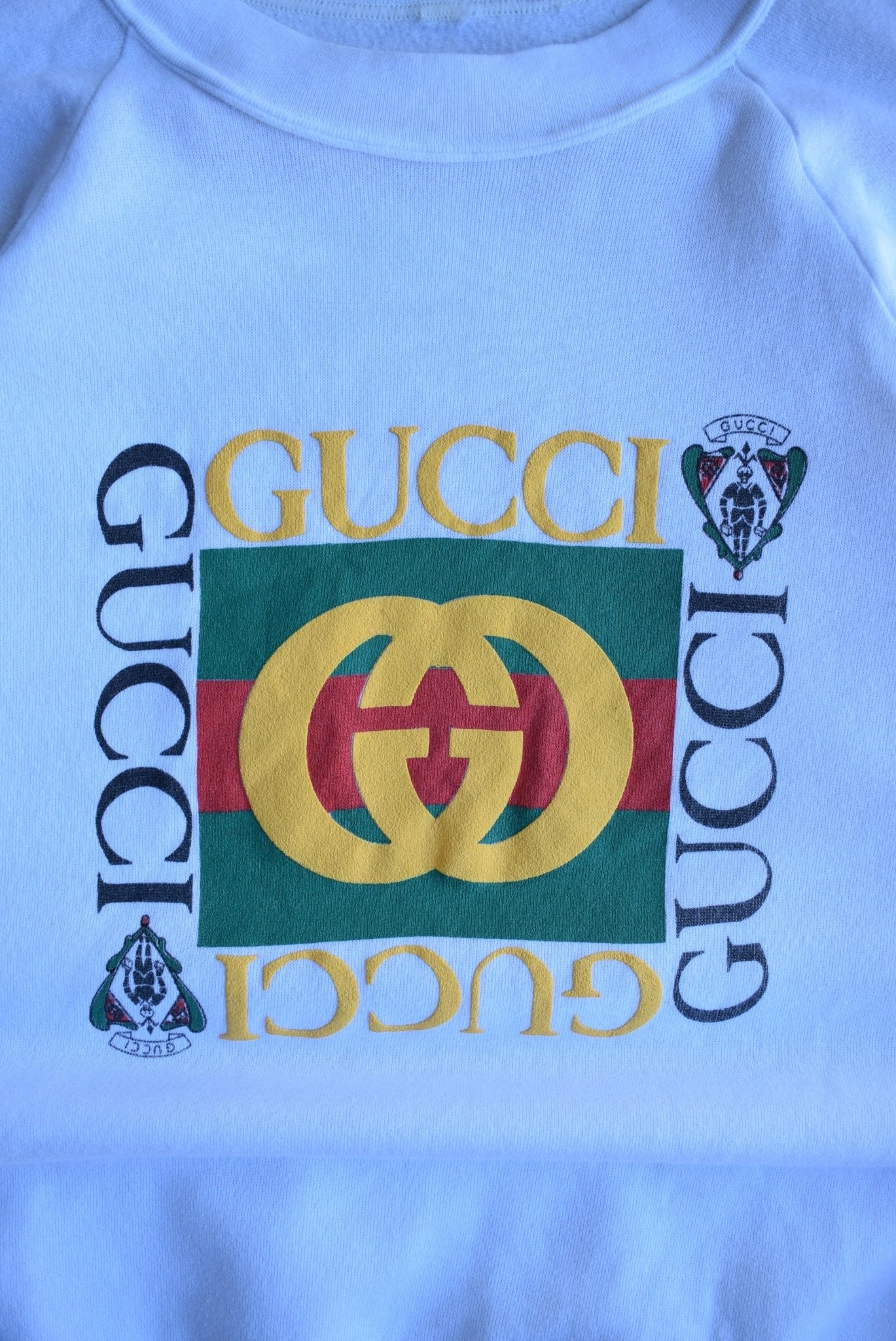 *Bootleg* Vintage Gucci Spellout Crewneck (M/L) - Retrospective Store