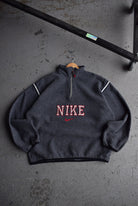 *Bootleg* Vintage Nike Spellout Embroidered Quarter Zip (XL) - Retrospective Store