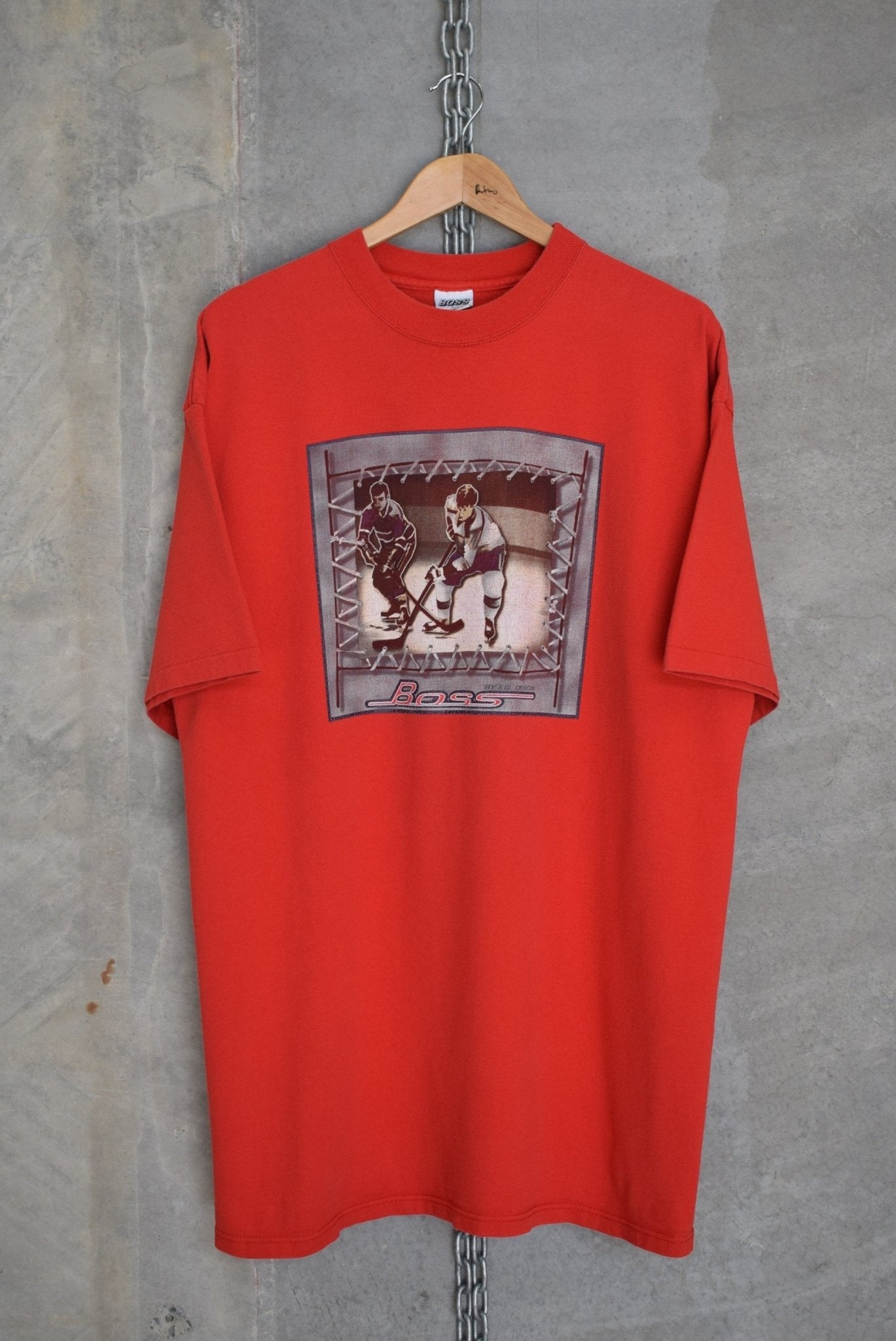 Boss Graphic Tee — 1990s (XL) - Retrospective Store