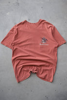 Budweiser Burgundy Graphic Tee — 2000s (S/M) - Retrospective Store