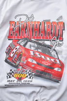 Budweiser Racing Dale Earnhardt Jr. White Graphic Tee — 1999 (L) - Retrospective Store
