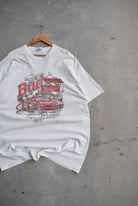 Budweiser Racing Team White Graphic Tee — 1996 (XXL) - Retrospective Store