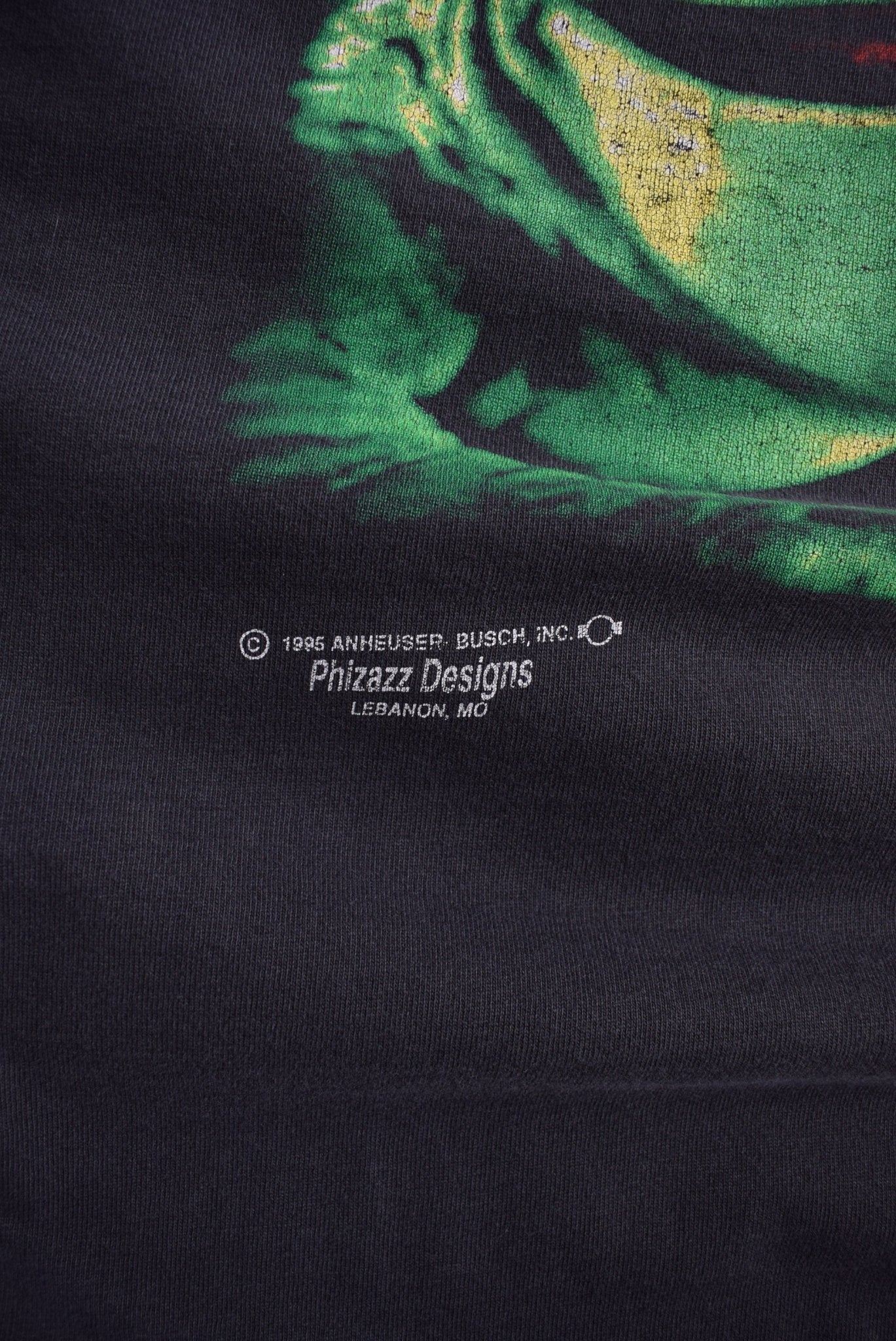 Budweiser 'This Bud's For You' Black Graphic Tee — 1990s (XL) - Retrospective Store