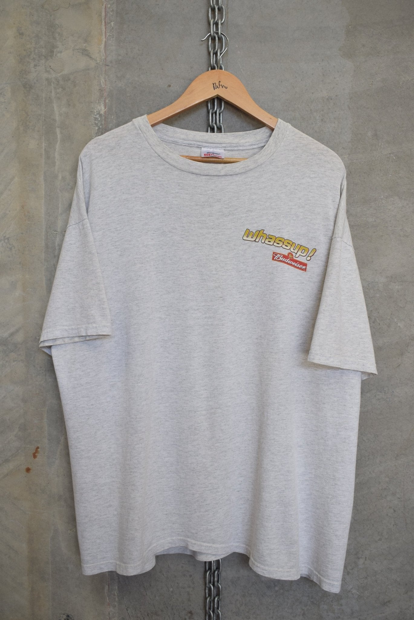 Budweiser 'Whassup!' Graphic Tee — 2000s (XL) - Retrospective Store