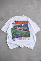 Budweiser Winston Drag Racing White Graphic Tee — 1998 (XXL) - Retrospective Store