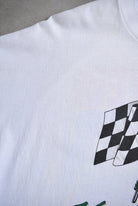 Budweiser Winston Drag Racing White Graphic Tee — 1998 (XXL) - Retrospective Store