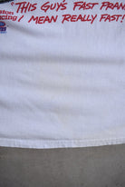 Budweiser Winston Drag Racing White Graphic Tee — 1998 (XXL) - Retrospective Store