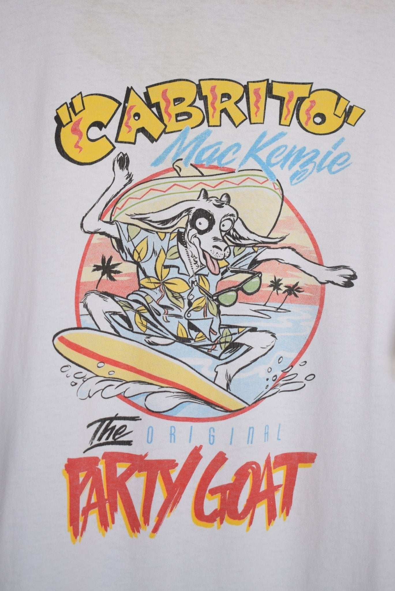 Cabrito The Party Goat Graphic Tee — 1990s (XL) - Retrospective Store