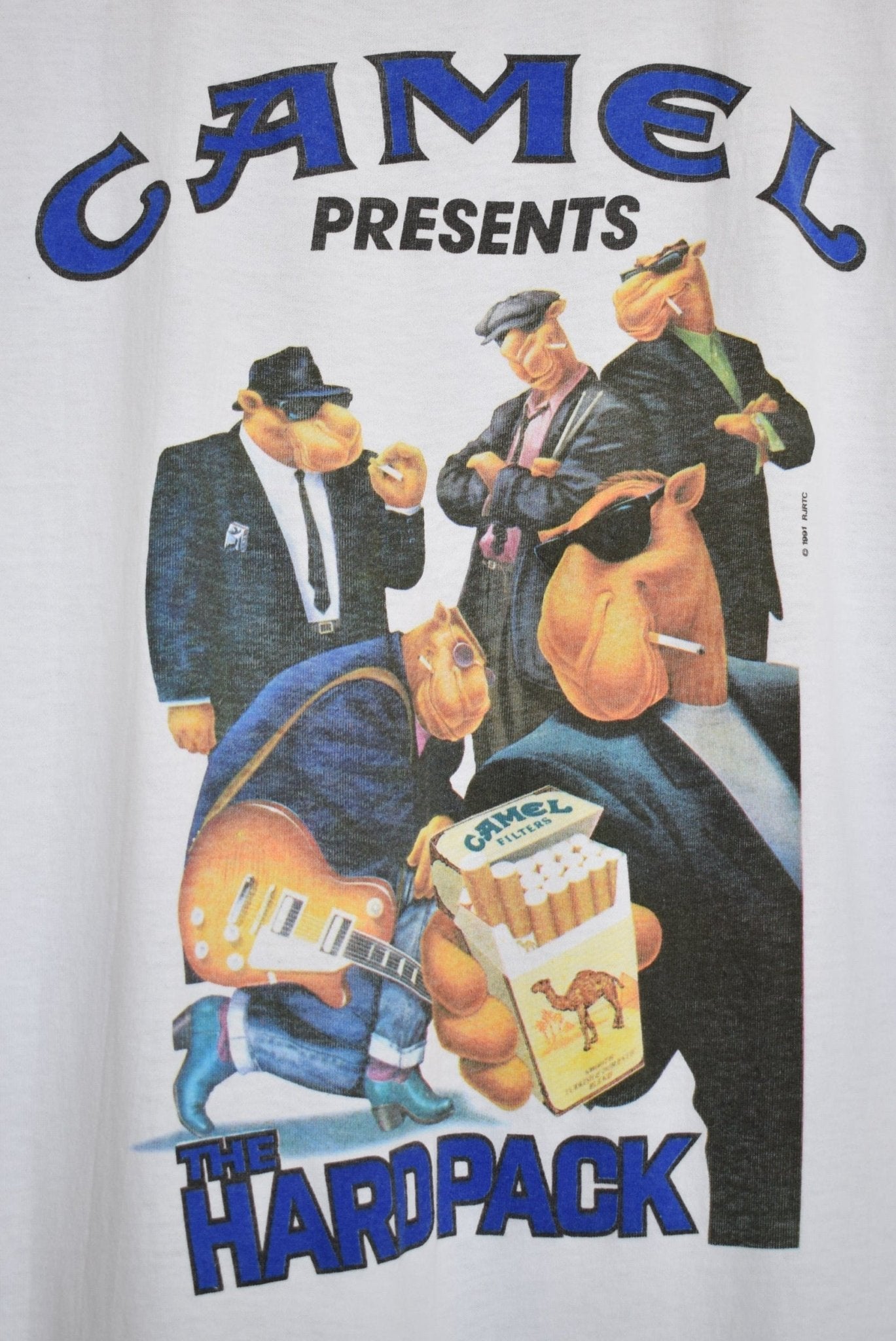 Camel Cigarettes 'The Hard Pack' Pocket Tee — 1991 (L) - Retrospective Store