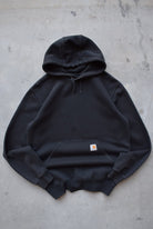 Carhartt Black Classic Logo Hoodie — 2000s (M) - Retrospective Store