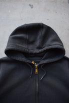 Carhartt Black Workwear Full-Zip Hoodie — 2000s (XL/XXL) - Retrospective Store