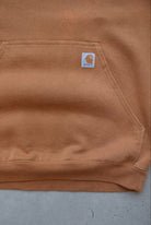 Carhartt Brown Classic Logo Hoodie — 1990s (L) - Retrospective Store