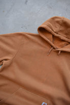 Carhartt Brown Classic Logo Hoodie — 1990s (L) - Retrospective Store